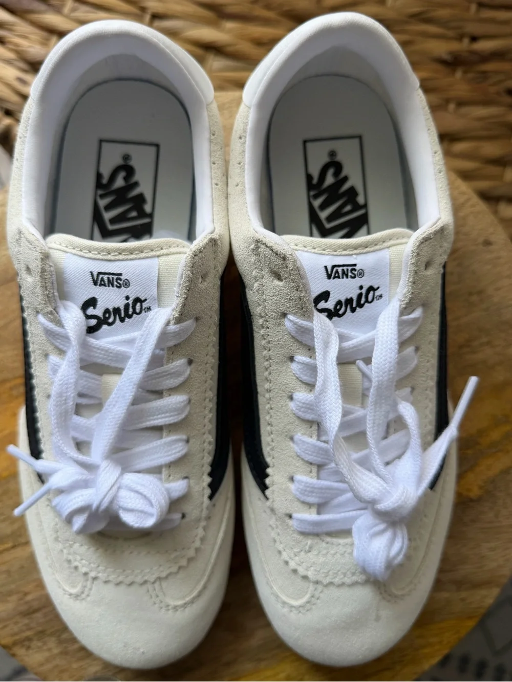 Vans Super Lowpro Serio Marshmallow White Sneakers NWT Men’s 5.5/Women’s 7